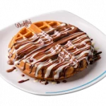 Doppelte Schokoladen waffel